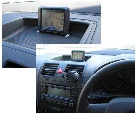 Garmin Nuvi 205T in Volkwagen Golf Mk V